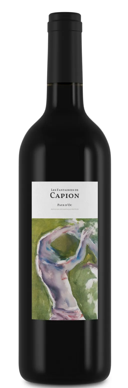 Château Capion LES FANTAISIES DE CAPION, Tinto, 2022, Pays d'Oc. Imagen de botella