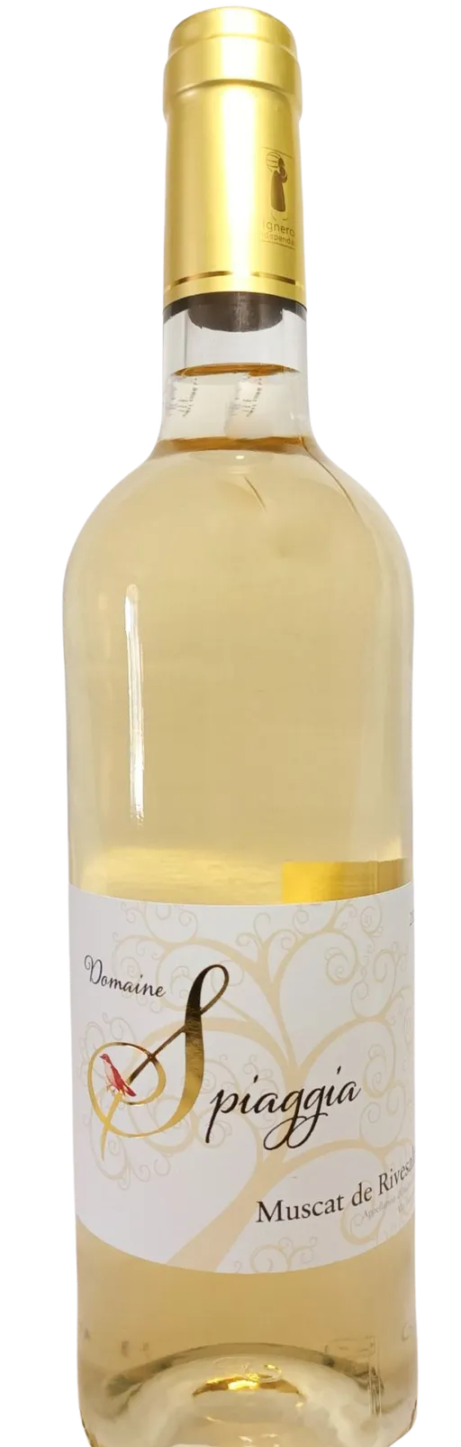 DOMAINE SPIAGGIA MUSCAT DE RIVESALTES 2022, White, 2022, Muscat de Rivesaltes. Bottle image