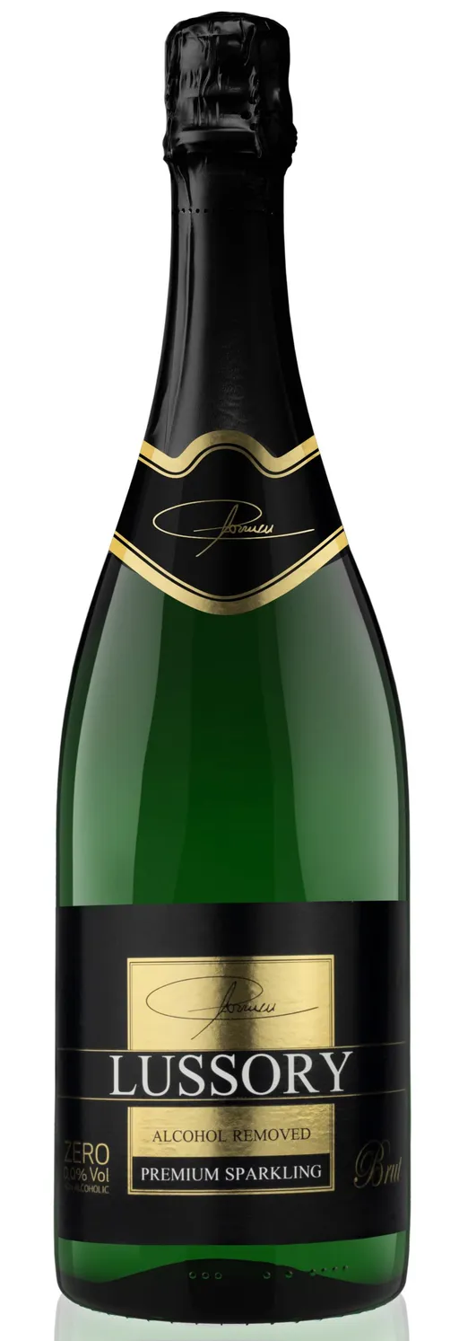 DISMARK PRODUCTS LUSSORY NON ALCOHOLIC WINES, White, NV. Bottle image