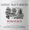 Producta Vignobles CHATEAU HAUT BON FILS, Weiß, 2018, Bordeaux. Das vordere Etikett