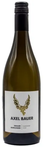 Axel Bauer, Grauburgunder Handwerk, Bianco, 2020, Badischer Landwein. Immagine della bottiglia