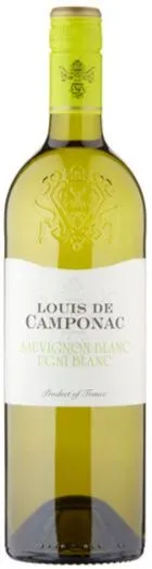 LES GRANDS CHAIS DE FRANCE (LANDIRAS) Louis De Camponac, Sauvignon Blanc Ugni Blanc, White, 2021. Bottle image