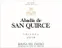 BODEGAS ABADIA SAN QUIRCE SL. Abadia de San Quirce, Crianza, Red, 2018, Ribera del Duero. Front label