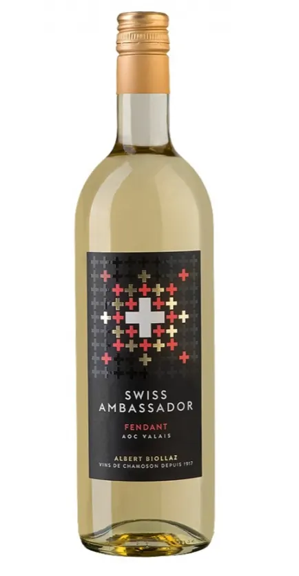 Albert Biollaz Fendant, Blanc, 2019. Image de la bouteille