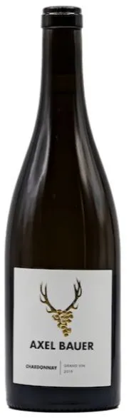 Axel Bauer, Chardonnay Grand Vin, Bianco, 2019, Badischer Landwein. Immagine della bottiglia