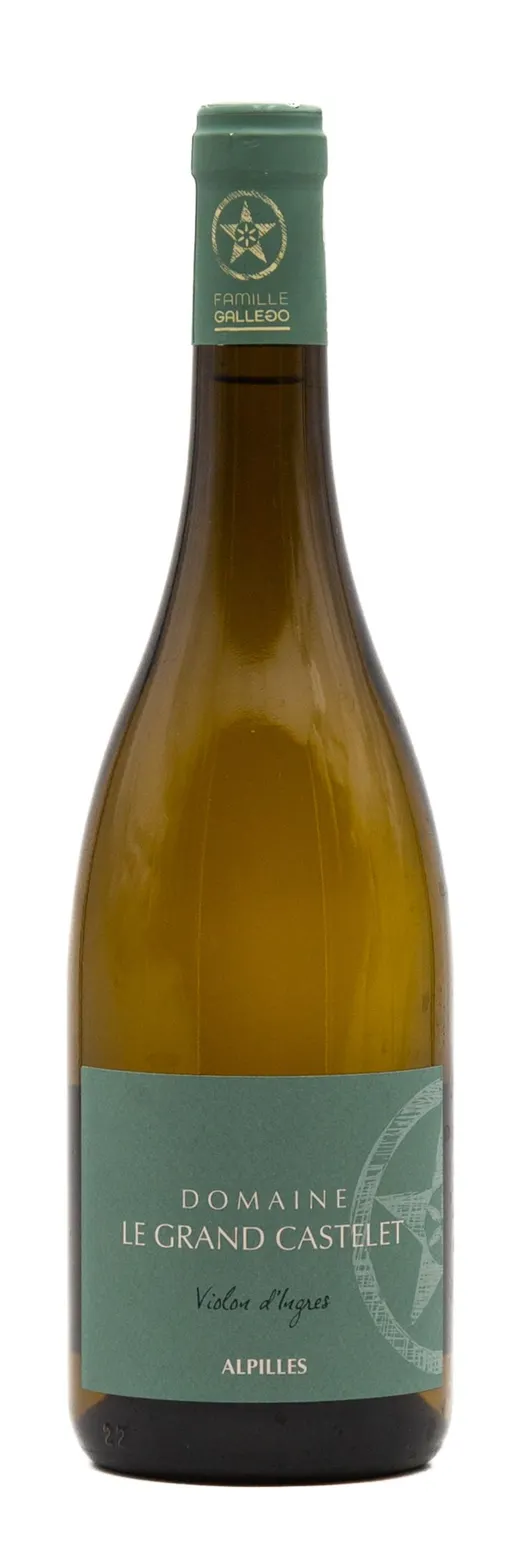 LE GRAND CASTELET DOMAINE LE GRAND CASTELET, VIOLON d'INGRES, Bianco, 2022, Alpilles. Immagine della bottiglia