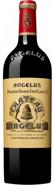 Château Angélus ANGELUS, Premier Grand Cru Classé "A", Rosso, 2018, Saint-Emilion grand cru. Immagine della bottiglia