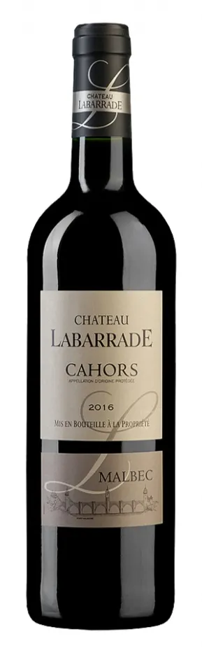 Les Grands Chais de France Chateau Labarrade, Red, 2016, Cahors. Bottle image