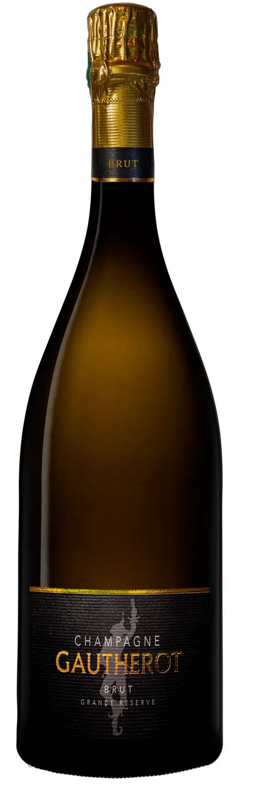 EARL CHAMPAGNE GAUTHEROT (CELLES-SUR-OURCE) CHAMPAGNE GAUTHEROT, Grande Réserve, Blanc, NV, Champagne. Image de la bouteille