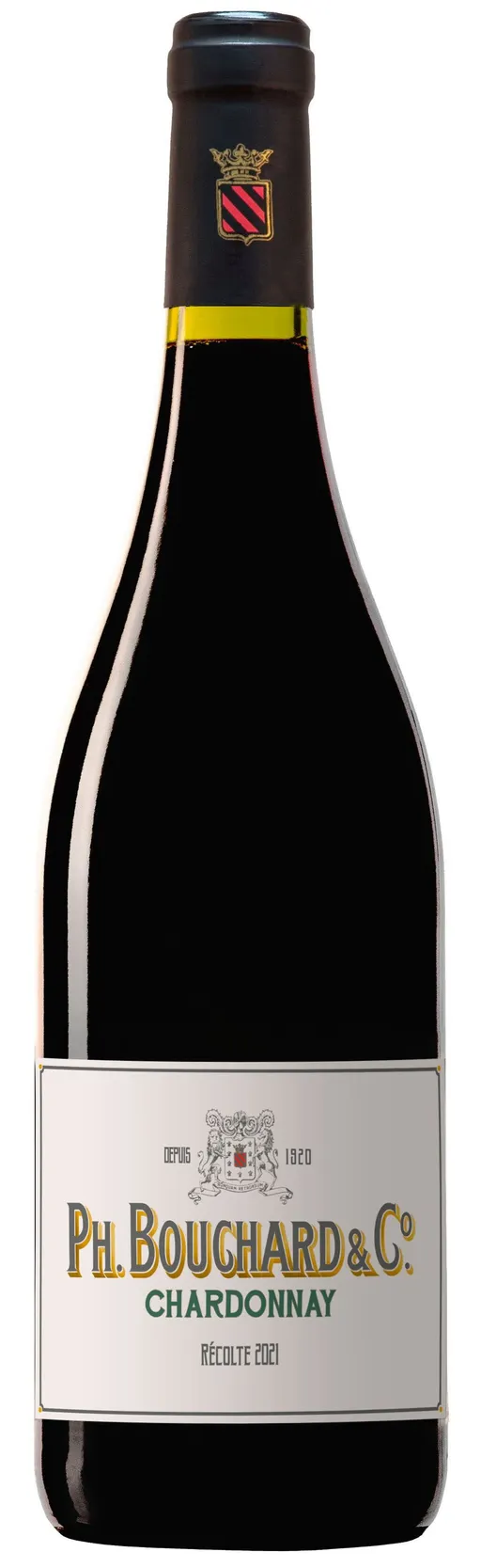 Seignouret Freres Ph. BOUCHARD & Cie, Chardonnay, White, 2021, Pays d'Oc. Bottle image
