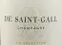 CHAMPAGNE DE SAINT-GALL, Le Sélection, White, NV, Champagne. Front label