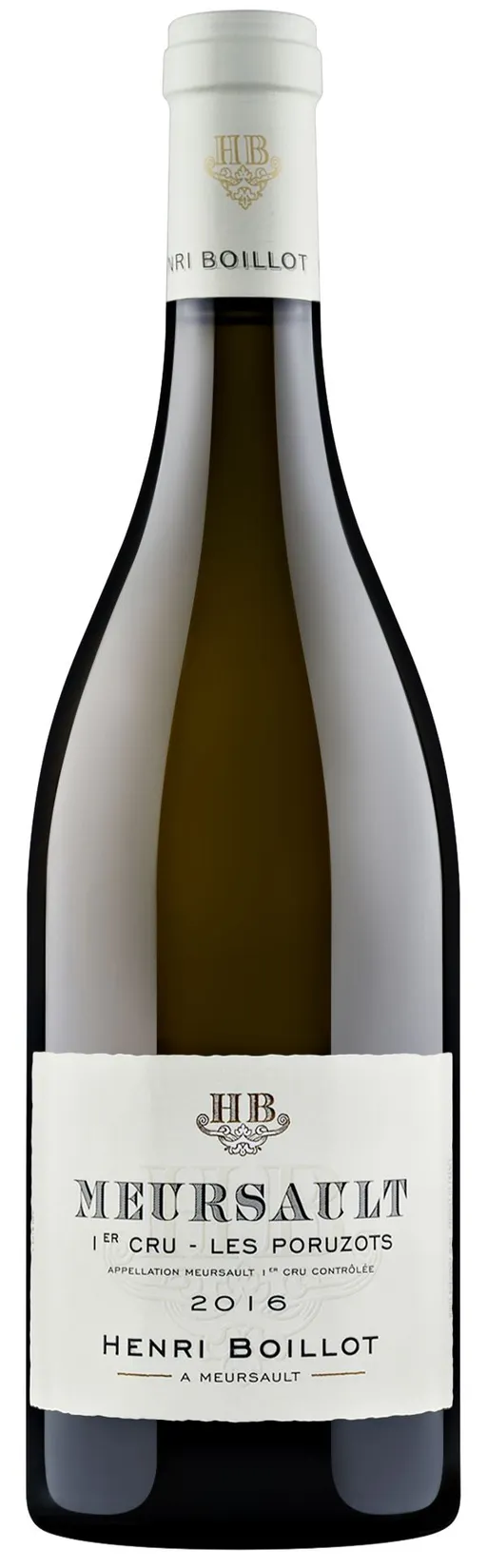 CLOS RICHEMONT (MEURSAULT) Henri Boillot, Les Poruzots, Blanc, 2016, Meursault premier cru. Image de la bouteille