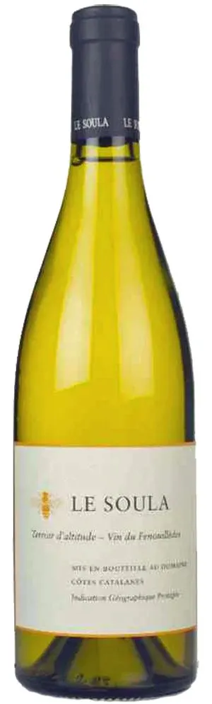 SARL LE SOULA (PRUGNANES) Le Soula, Weiß, 2015, Côtes Catalanes. Flaschenabbildung