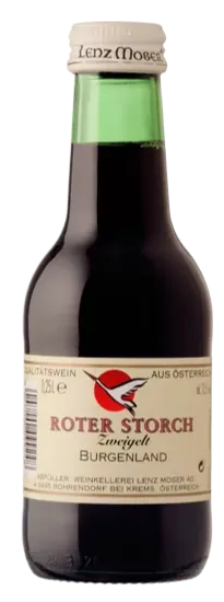 Weinkellerei Lenz Moser Roter Storch, Rosso, NV, Burgenland. Immagine della bottiglia