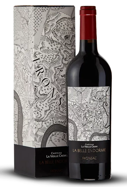 CHATEAU LA VIEILLE CROIX (SAILLANS) La Belle Endormie, Rouge, 2020, Fronsac. Image de la bouteille