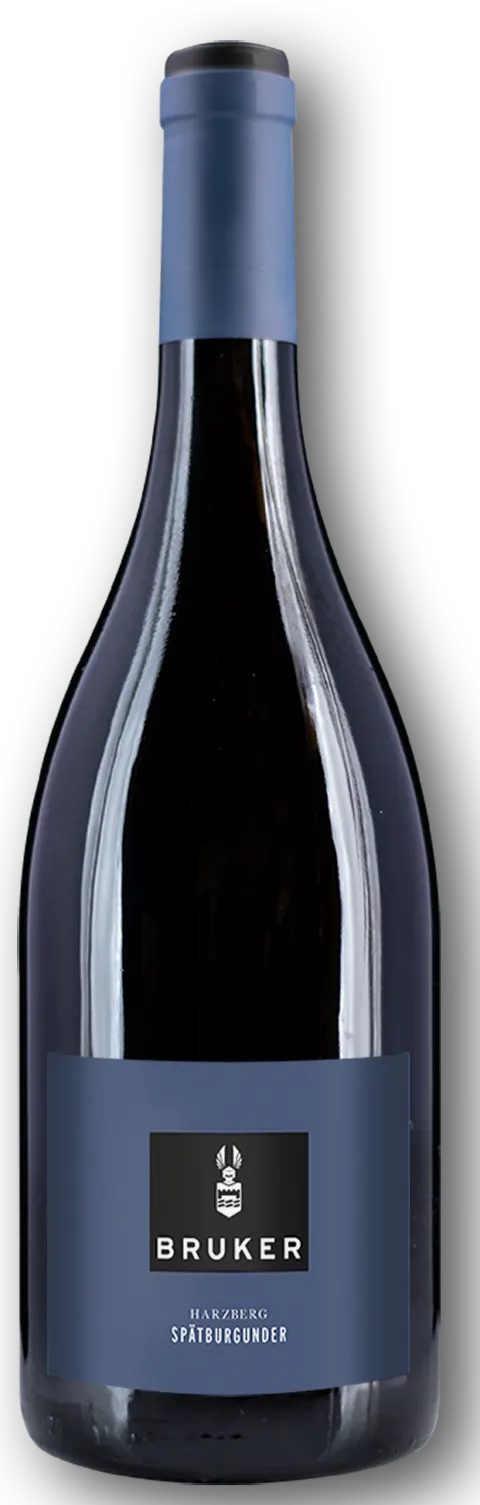 Bruker, Harzberg Spätburgunder, Rosso, 2018. Immagine della bottiglia