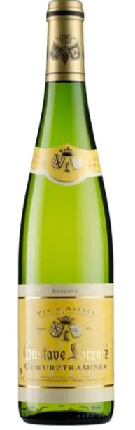 Gustave Lorentz, Gewurztraminer Réserve, Blanc, 2018, Alsace. Image de la bouteille