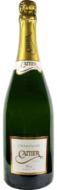 VIGNOBLES CATTIER Cattier, Blanco, NV, Champagne premier cru. Imagen de botella
