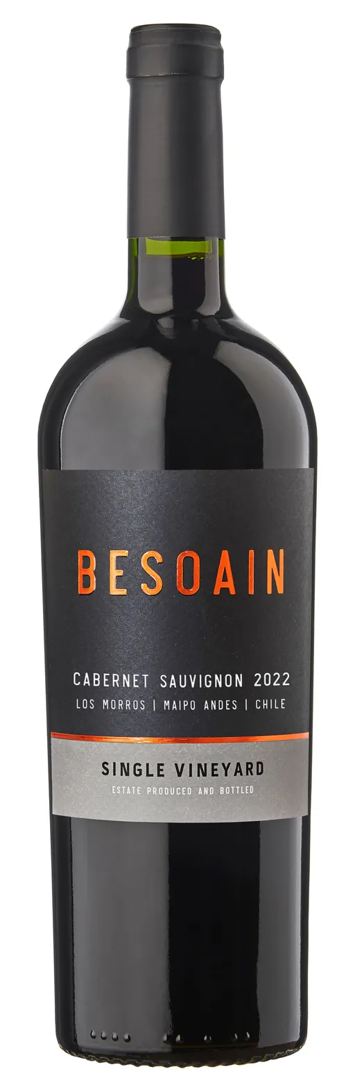 BESOAIN WINES BESOAIN, Single vineyard CABERNET SAUVIGNON MAIPO ANDES, Rosso, 2022, Valle del Maipo, Buin. Immagine della bottiglia
