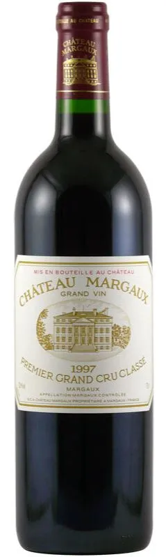 Château Margaux, Premier Grand Cru Classé, Rouge, 1997, Margaux. Image de la bouteille