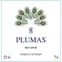 DCOOP S.C. AND 8 PLUMAS, Rouge, 2022. Étiquette