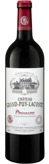 DOMAINES FRANCOIS-XAVIER BORIE Château Grand-Puy-Lacoste, Red, 2020, Pauillac. Bottle image