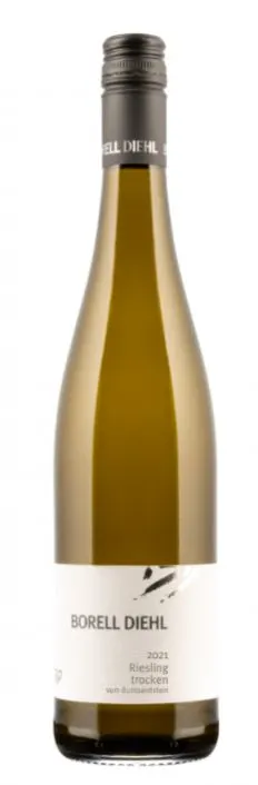 Borell-Diehl, "vom Buntsandstein", White, 2021, Pfalz. Bottle image