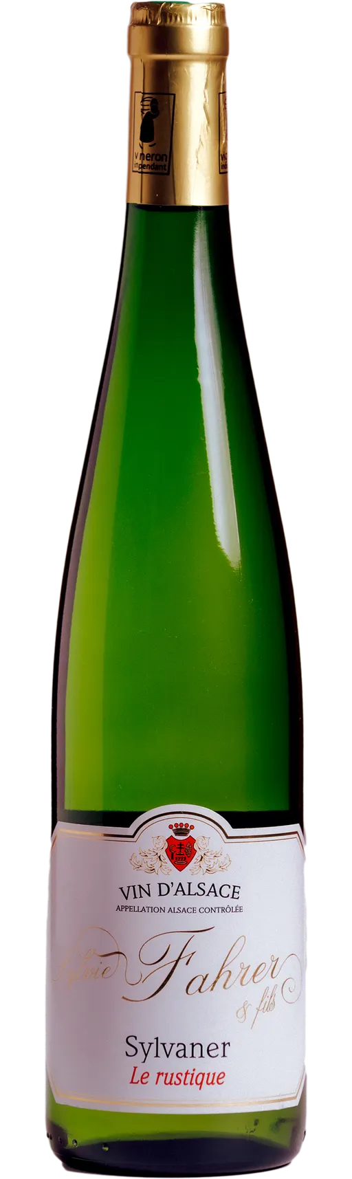 SYLVIE FAHRER Sylvaner "Le Rustique", Blanco, 2021, Alsace ou Vin d'Alsace. Imagen de botella