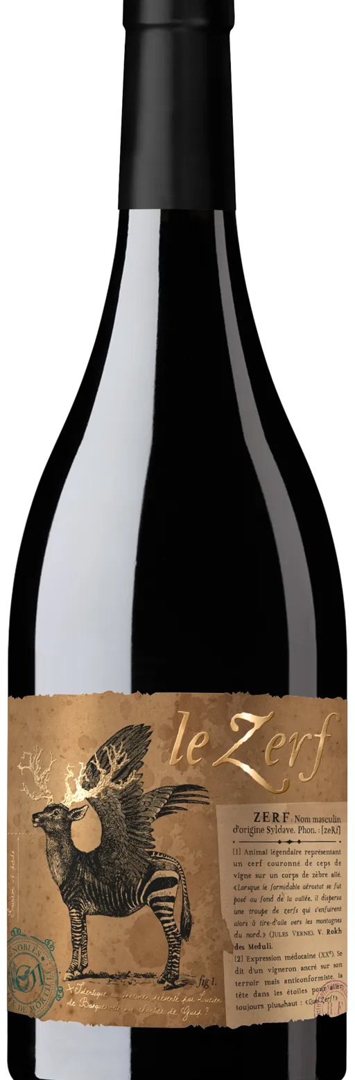 Château Roquegrave LE ZERF, Red, 2020, Médoc. Bottle image