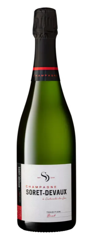 Champagne Soret-Devaux TRADITION, Weiß, NV, Champagne. Flaschenabbildung