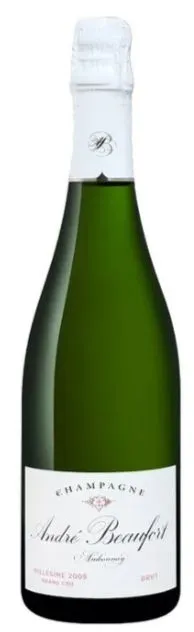 COOPERATIVE CHAMPENOISE DES VITICULTEURS BIOLOGISTE SAINT JEAN BAPTISTE André Beaufort, Ambonnay, White, 2014, Champagne grand cru. Bottle image