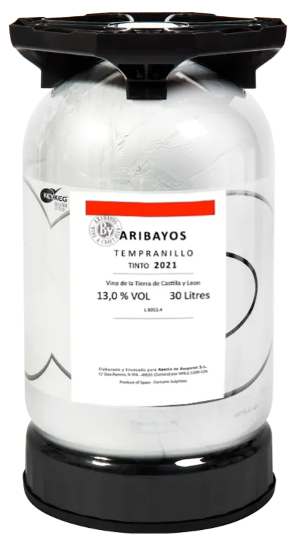Abadia de Aribayos Aribayos, Wine on Tap Tempranillo, Rot, 2021, Castilla y León. Flaschenabbildung
