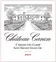 CHATEAU CANON (SAINT-EMILION) Château Canon, Premier Grand Cru Classé, Rot, 2017, Saint-Emilion grand cru. Das vordere Etikett