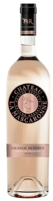 Château La Mascaronne, Grande Réserve, Rosé, 2022, Côtes de Provence. Image de la bouteille