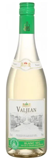 Château De La Rivière VALJEAN, Blanco, NV. Imagen de botella