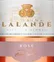 PIERRE ANDRE DEGROOTE Domaine Lalande, Vieilles Vignes, Rosato, 2021, Pays d'Oc. Etichetta frontale