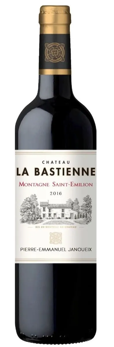 VIGNOBLES PIERRE EMMANUEL JANOUEIX Château La Bastienne, Red, 2016, Montagne-Saint-Emilion. Bottle image