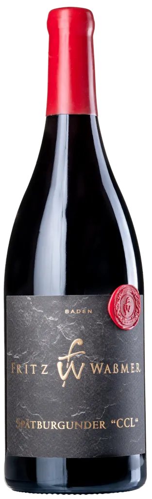 Fritz Wassmer, Spätburgunder CCL, Red, 2013, Baden. Bottle image