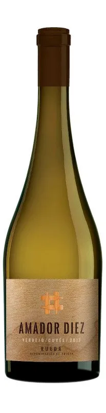 Bodega Cuatro Rayas AMADOR DIEZ, White, 2015, Rueda. Bottle image