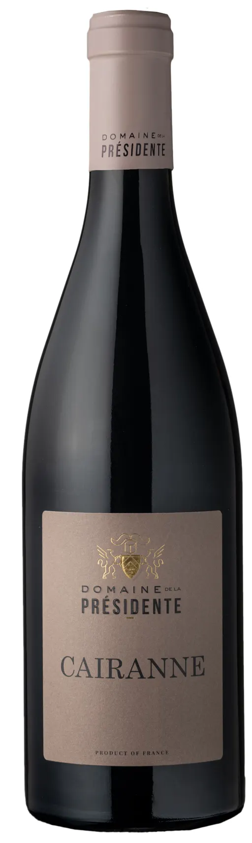 Scea max Aubert DOMAINE DE LA PRESIDENTE, Red, 2021, Cairanne. Bottle image