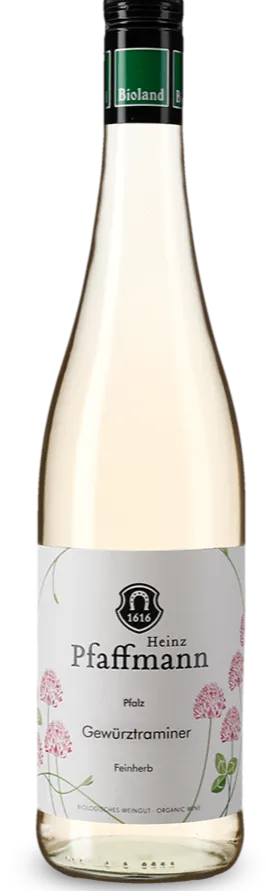 1616 Heinz Pfaffmann, Gewurztraminer, Blanc, NV, Pfalz. Image de la bouteille