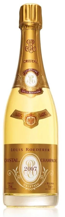 CHAMPAGNE LOUIS ROEDERER (REIMS) Cristal, Blanc, 2007, Champagne. Image de la bouteille