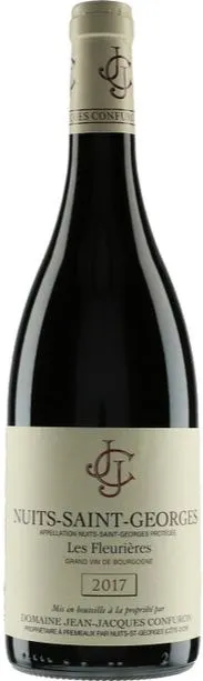 Domaine Jean-Jacques Confuron NUITS SAINT GEORGES, Les Fleurières, Rosso, 2017, Bourgogne. Immagine della bottiglia
