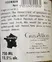 Domaine Guy Allion, "A", White, 2021, Touraine. Back label