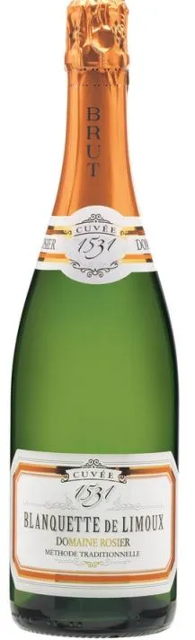DOMAINE ROSIER Blanquette de Limoux, Cuvée 1531 Méthode Traditionnelle, Bianco, NV, Crémant de Limoux. Immagine della bottiglia