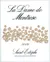 SCEA DU CHATEAU MONTROSE (SAINT-ESTEPHE) LA DAME DE MONTROSE, Red, 2019, Saint-Estèphe. Front label