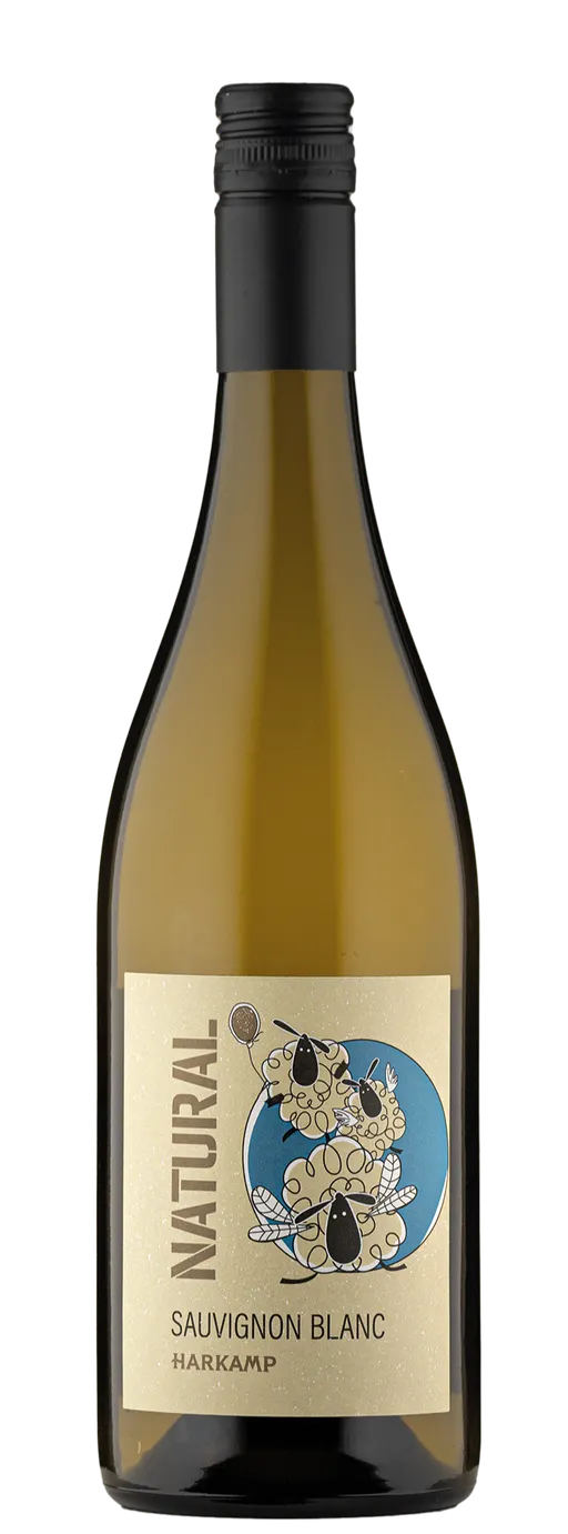 Harkamp, Sauvignon Blanc NATURAL, Blanco, 2021. Imagen de botella