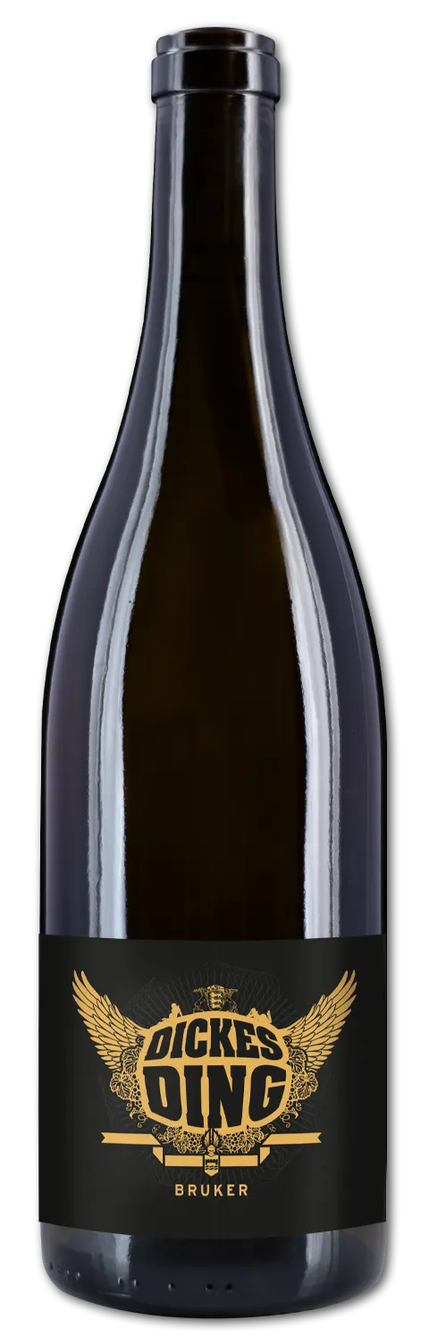 Bruker Dickesding, Tinto, 2017. Imagen de botella