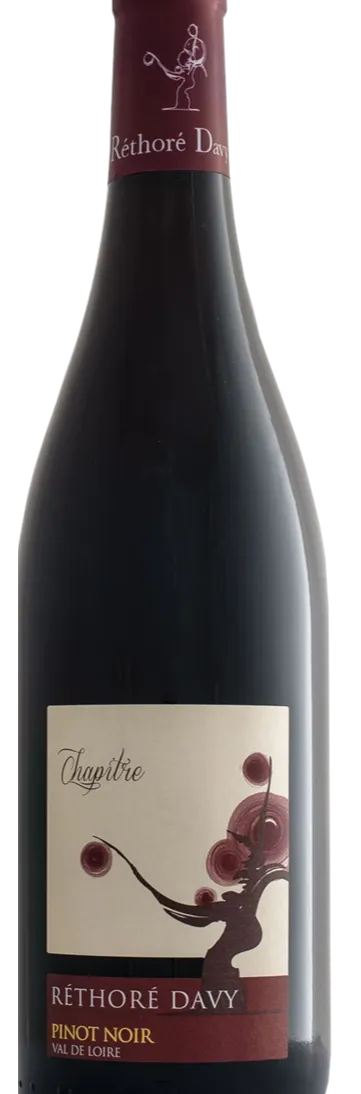 RETHORE - DAVY Réthoré Davy, pinot noir les parcelles, Rot, 2022, Val de Loire. Flaschenabbildung