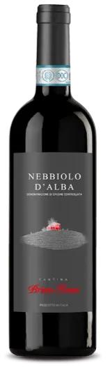 MANFREDI ALDO & C s.r.l. BRICCO ROSSO, Red, NV, Nebbiolo d'Alba. Bottle image